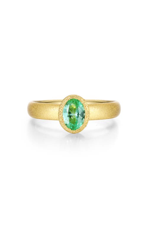 Lafonn Lab Grown Green Sapphire Ring 