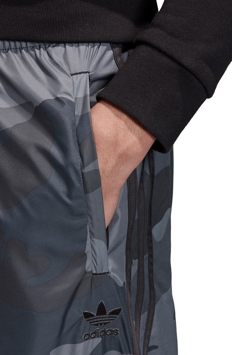 adidas Originals Camo Woven Track Pants, Alternate, color, 