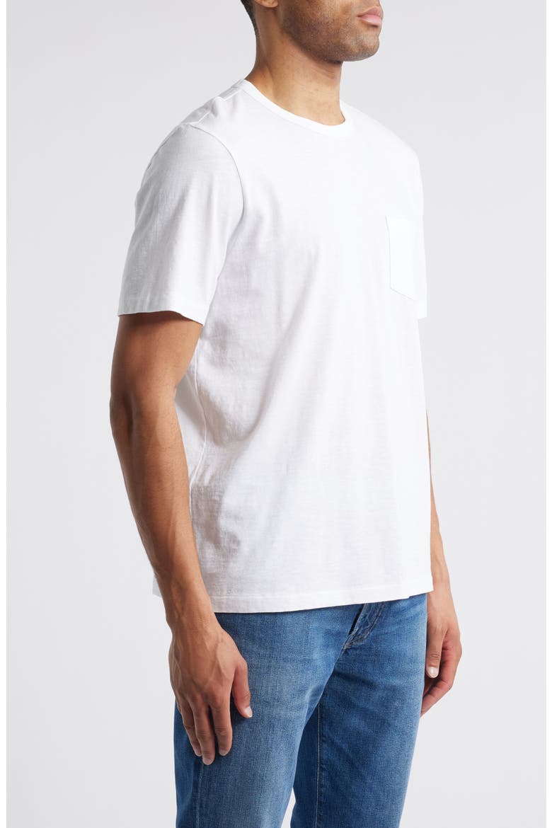 Sunwashed Pocket T-Shirt, Alternate, color, WHITE