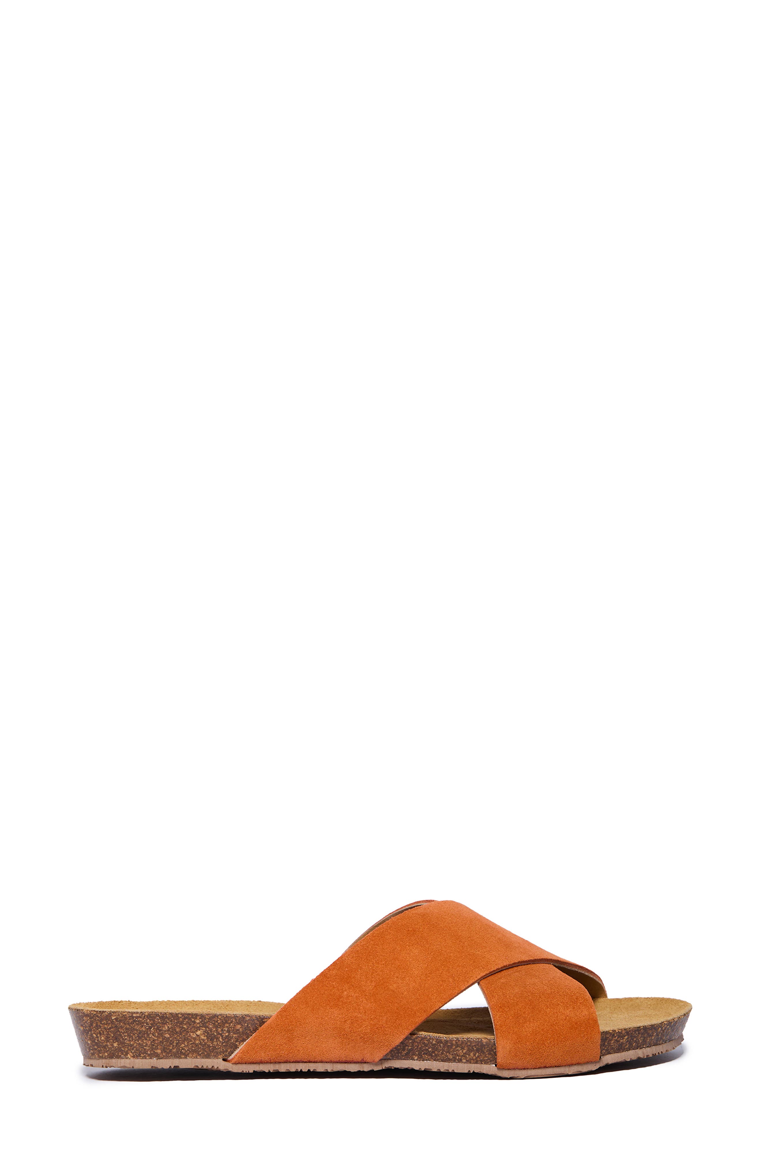 Faro Slide Sandal, Alternate, color, AFELPADO CALABAZA