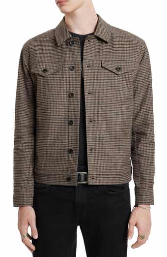 Evans Check Denim Trucker Jacket