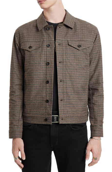 Evans Check Denim Trucker Jacket