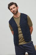 Paul James Cotton Quilted Knitted Gilet