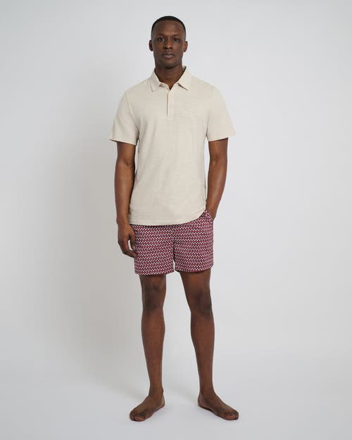 Onia Men's Charles Geometric Swim Trunks, 5" Inseam In Picante Multi