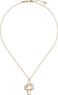 Ted Baker Demina Deco Crystal Pendant Necklace