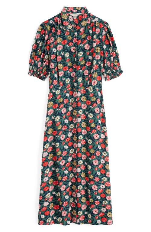 Seasalt Cornwall Bridget Print A-line Shirtdress In Brown