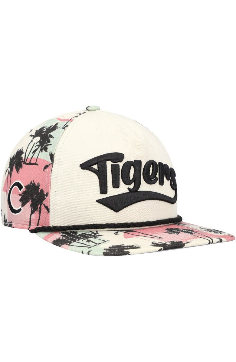 New Era Men's New Era Cream Clemson Tigers High Tide Golfer Snapback Hat, Main, color, Cream