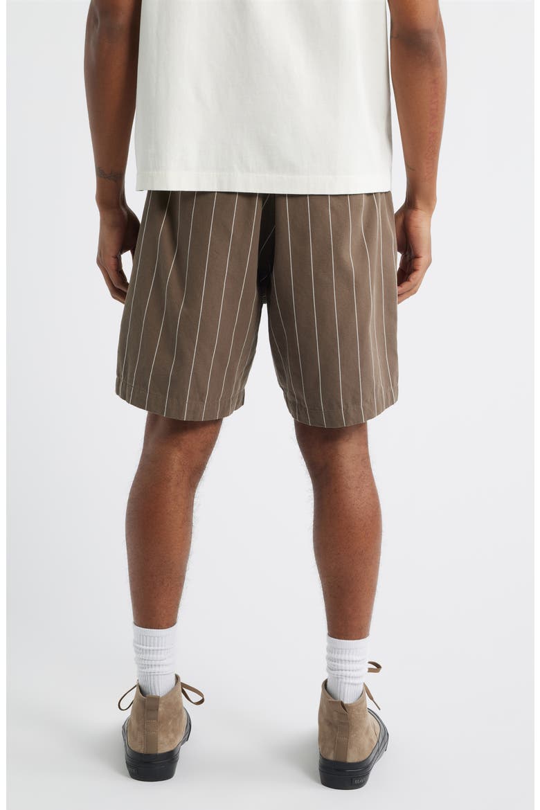 Foster Pleated Stripe Shorts, Alternate, color, CANTEEN MULTI