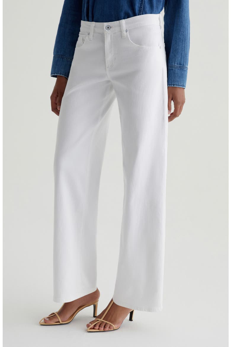 Adria Low Rise Relaxed Wide Leg Jeans, Alternate, color, GALLERY WHITE