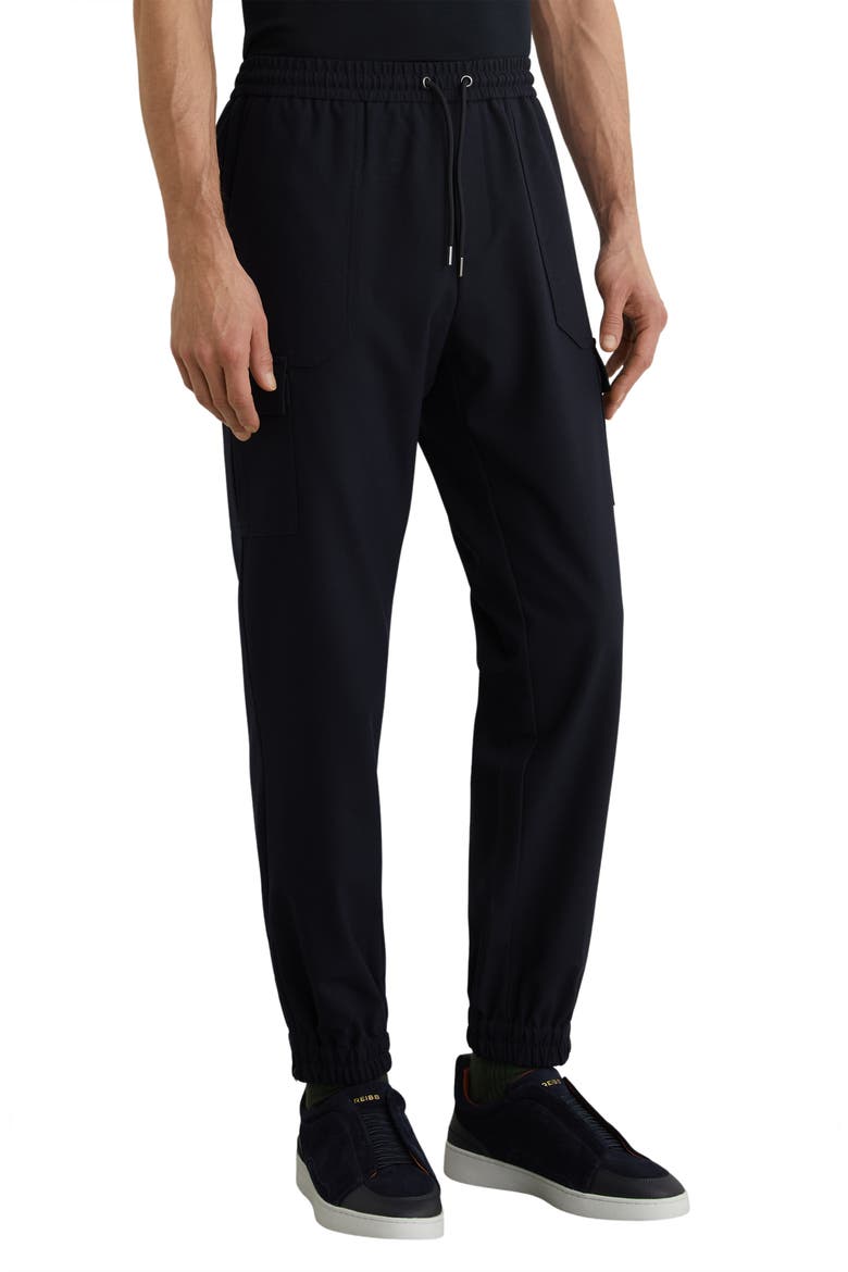 Hidden Straight Leg Pants, Main, color, NAVY
