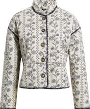 Ilse Jacobsen Ottoma Floral Quilted Cotton Jacket