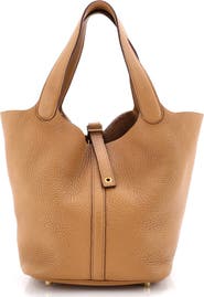 Pre-Owned Hermes Picotin Lock Bag Clemence MM