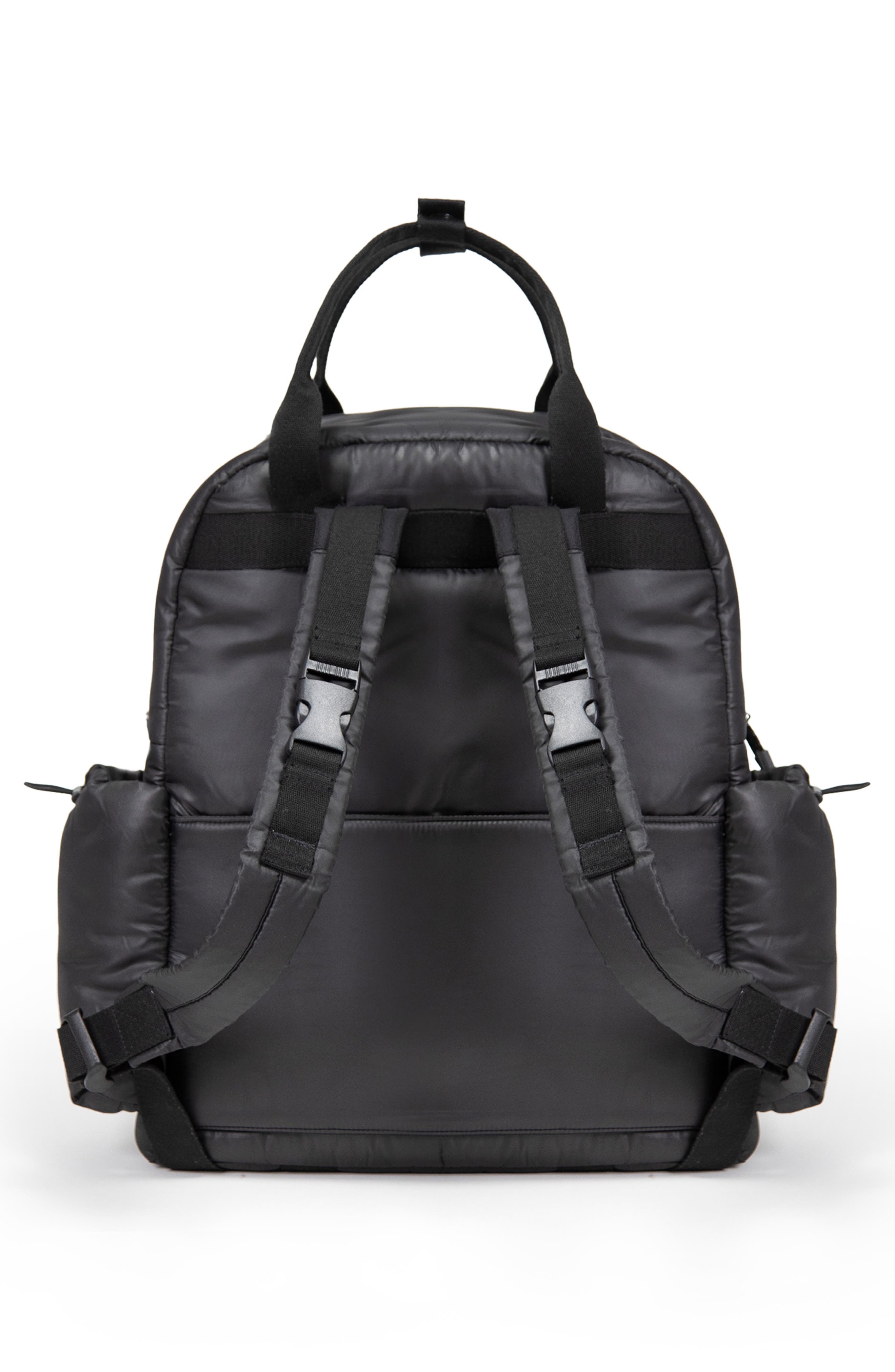 7 A.M. Enfant Sydney Diaper Bag, Alternate, color, Black