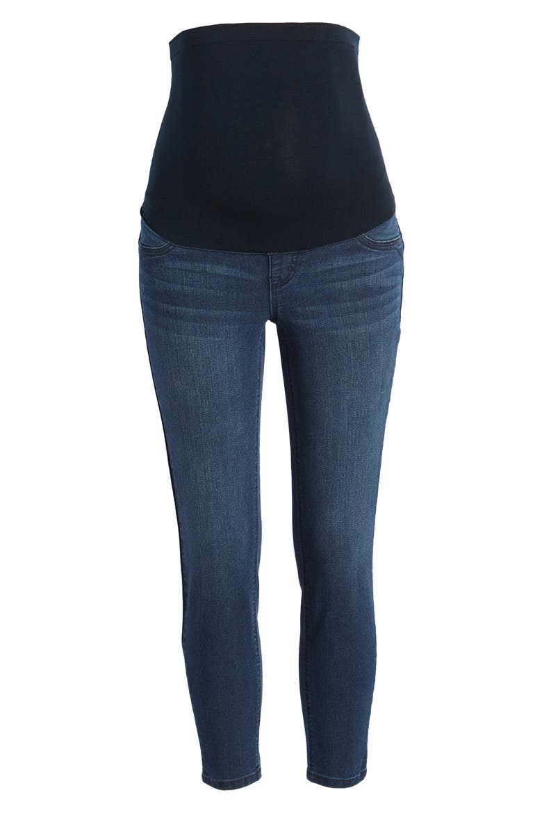 Flex Ankle Skinny Maternity Jeans, Alternate, color, MARCO