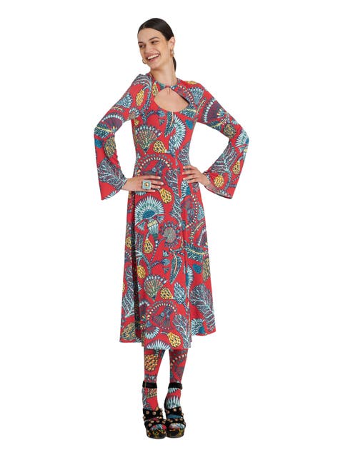 Farfalla Dress Sicomore Red