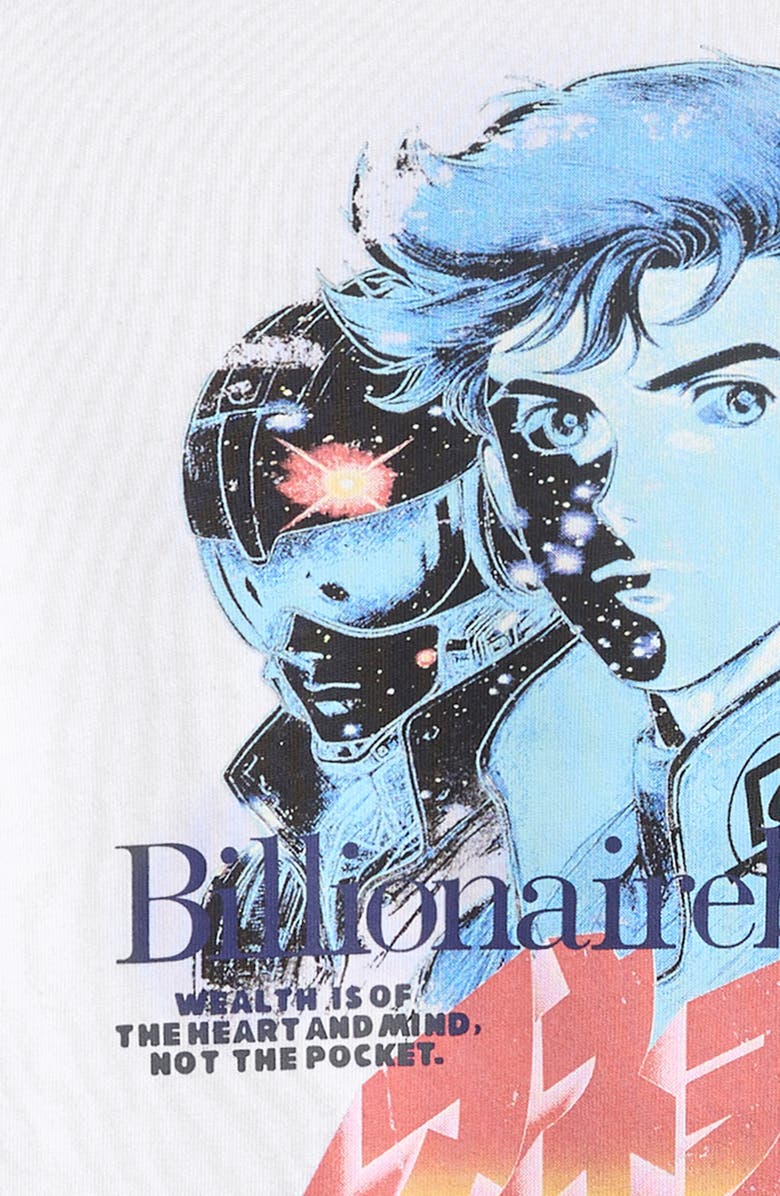 Billionaire Boys Club Kids' Voyager Cotton Graphic T-Shirt, Alternate, color, White