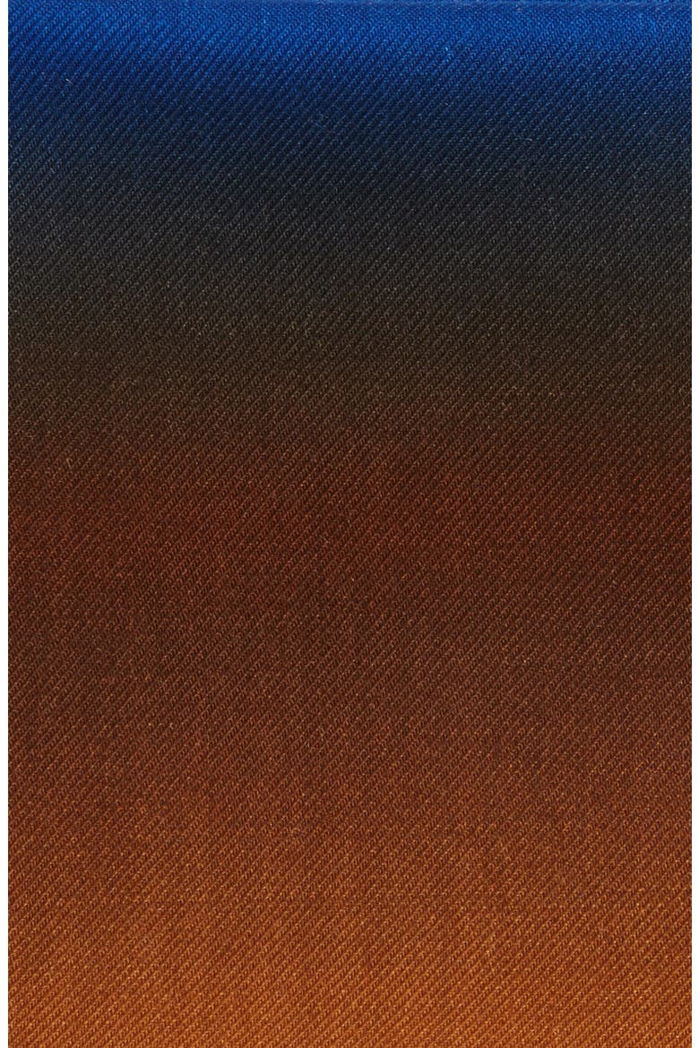 Ombré Wool Pocket Square, Alternate, color, BROWN