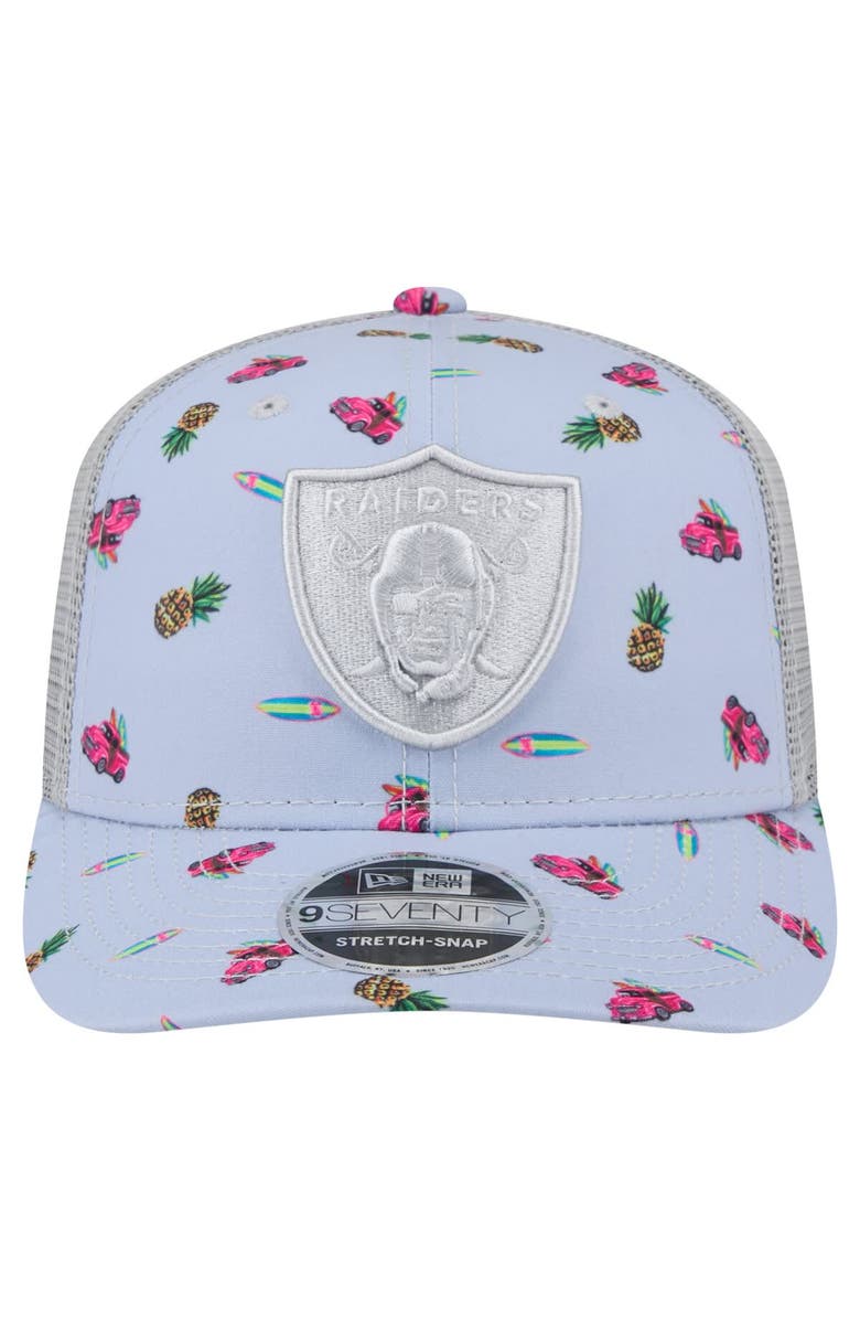 New Era Men's New Era Light Blue Las Vegas Raiders Adventure Surfboard 9SEVENTY Adjustable Hat, Alternate, color, Light Blue