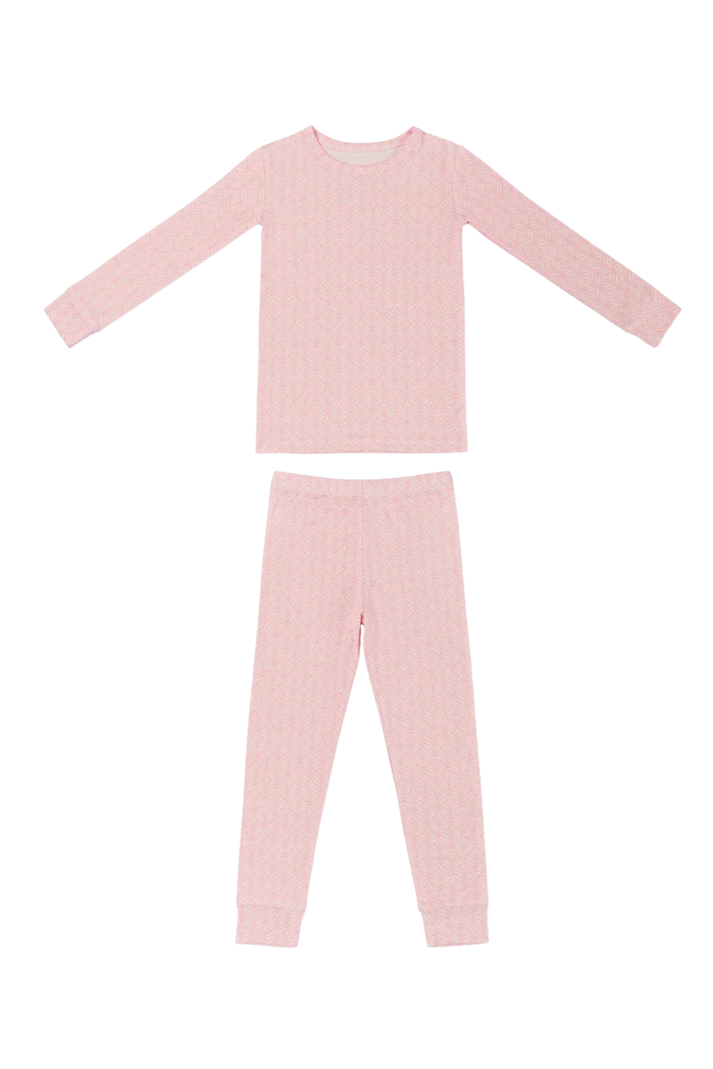 Long Sleeve and Pants Pajama Set, Alternate, color, Pink Symphony