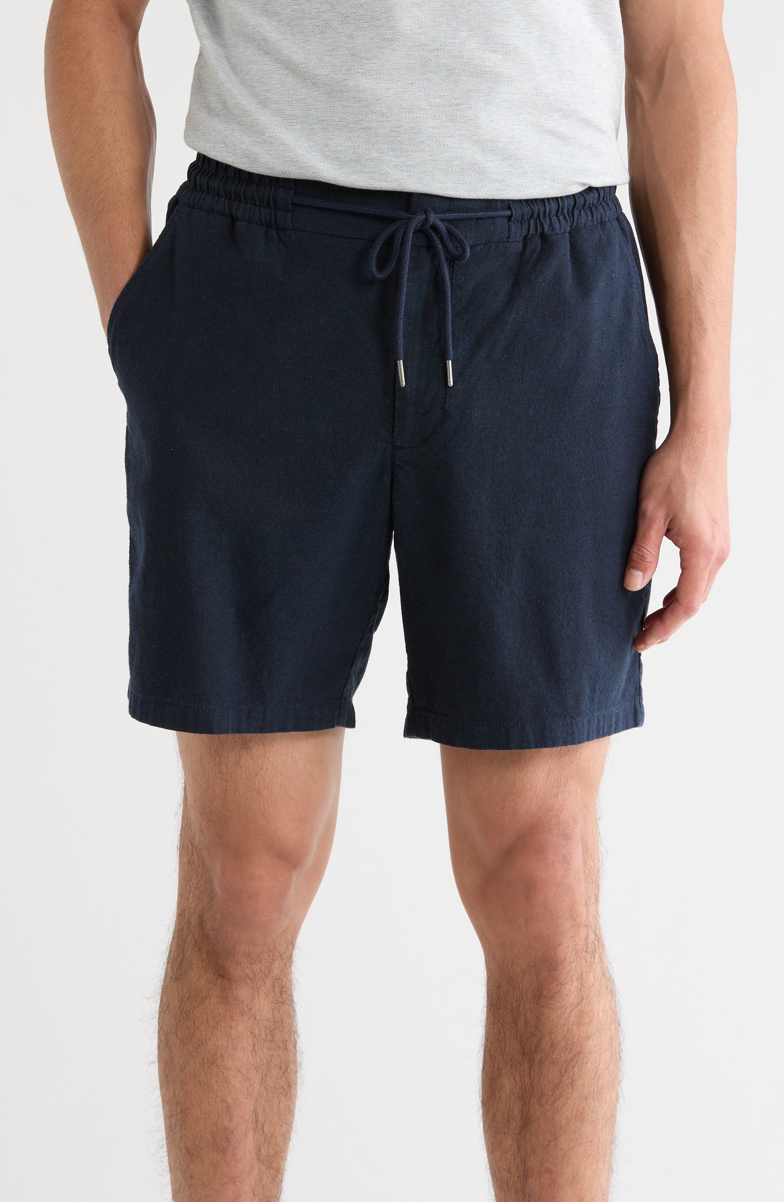 Linen Blend Shorts - image 5