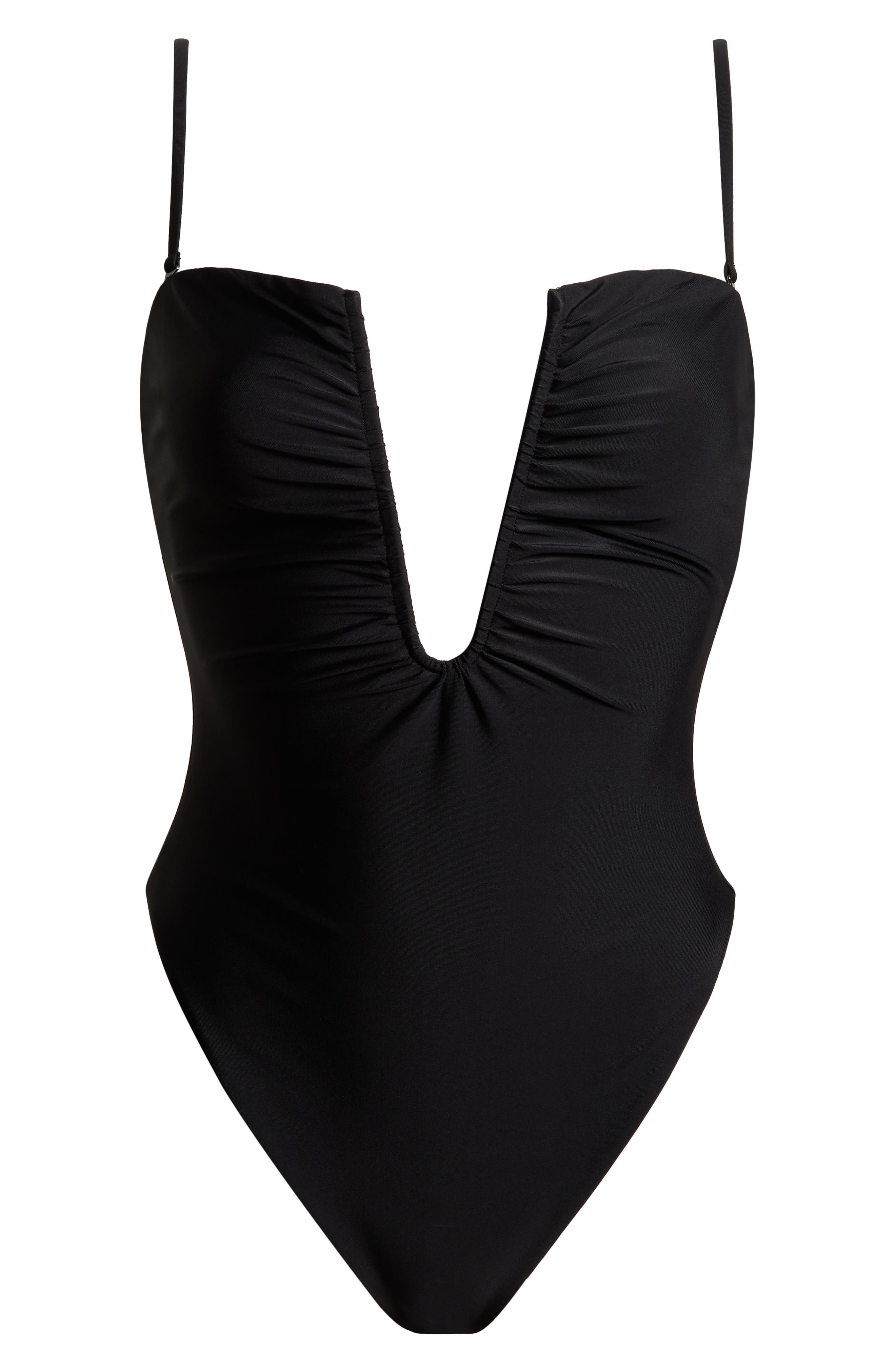 Ramy Brook Bianka Plunge One-Piece Swimsuit (Women) | Nordstrom