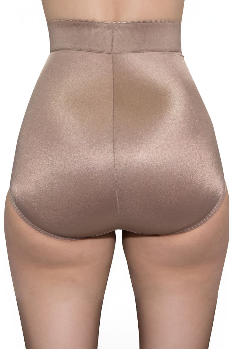 High Waist Tummy Control Panty, Alternate, color, Mocha