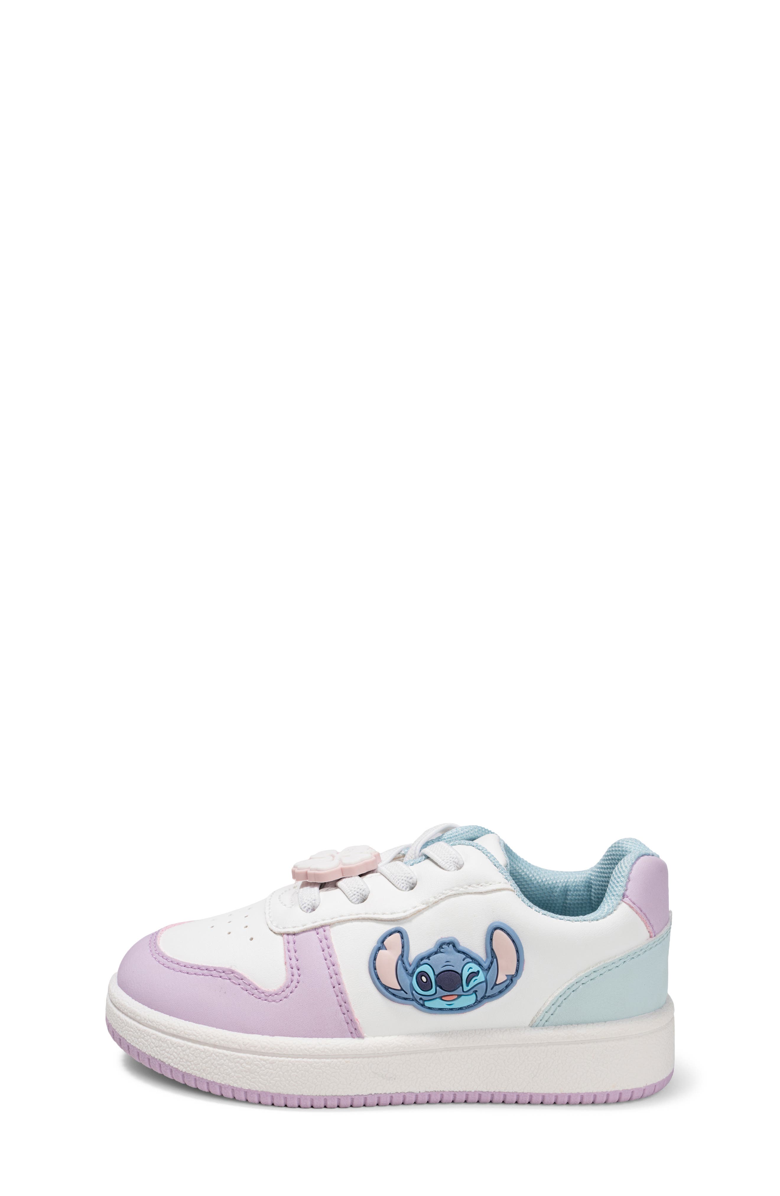 Kids' Stitch Court Sneaker, Alternate, color, LIGHT BLUE