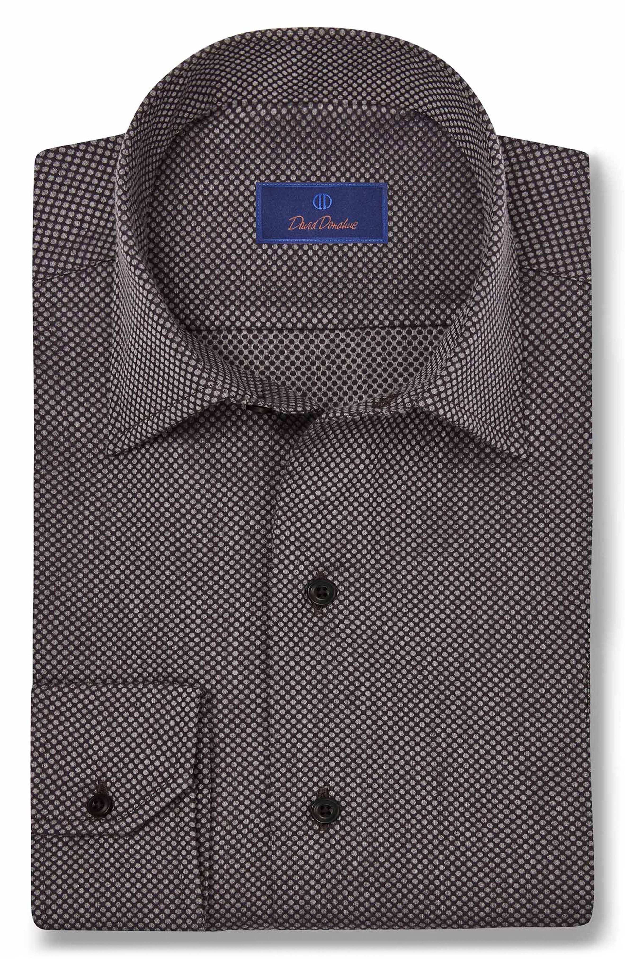 Micro Dobby Dot Cotton Sport Shirt