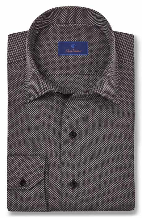 Micro Dobby Dot Cotton Sport Shirt