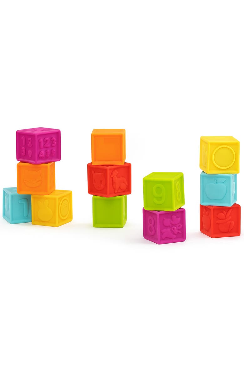 Molto Y Cia Play
Sense Funny Blocks, 12 Soft Sensory Building Blocks for Babies
Toddlers, Main, color, Multicolored