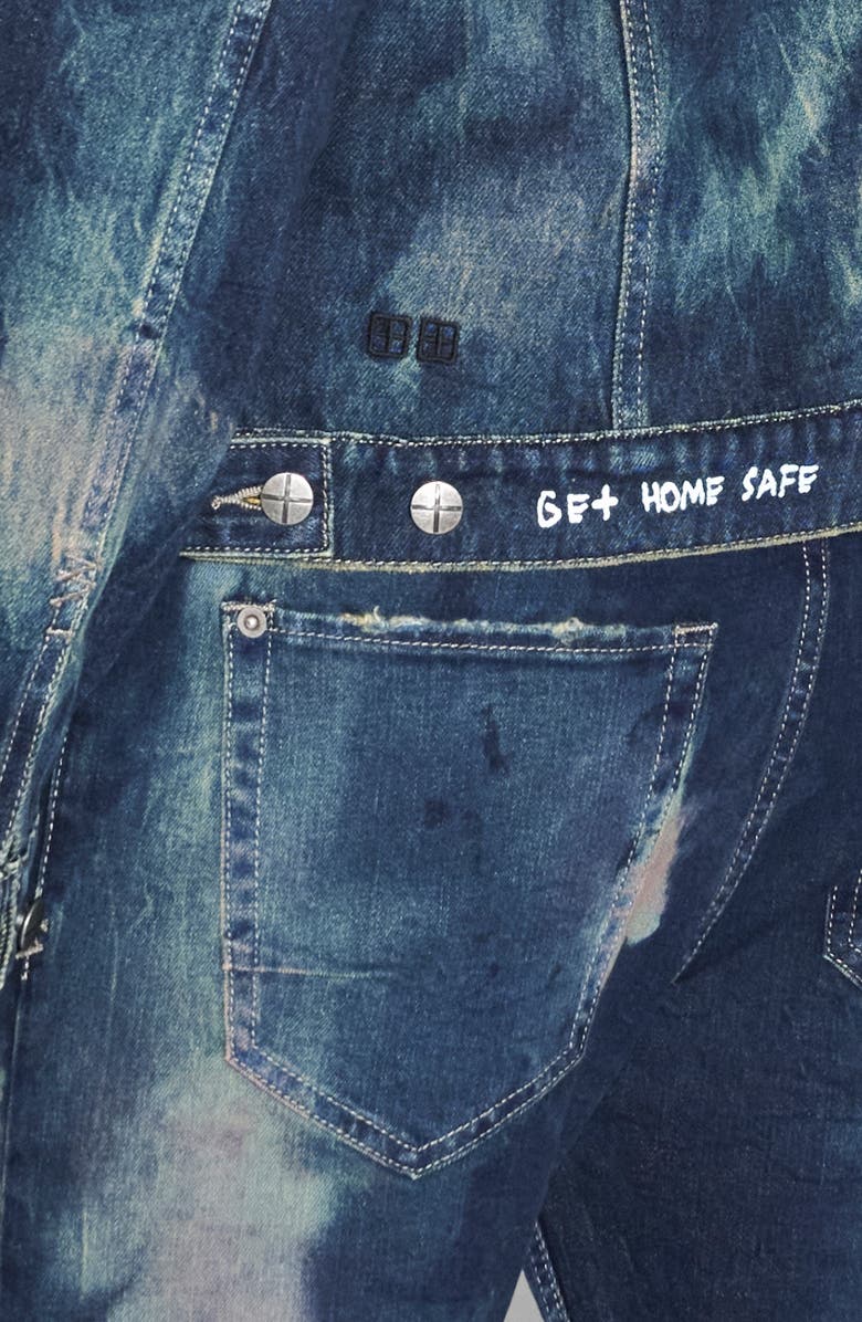 Ksubi Journey Bleach Denim Trucker Jacket, Alternate, color, 