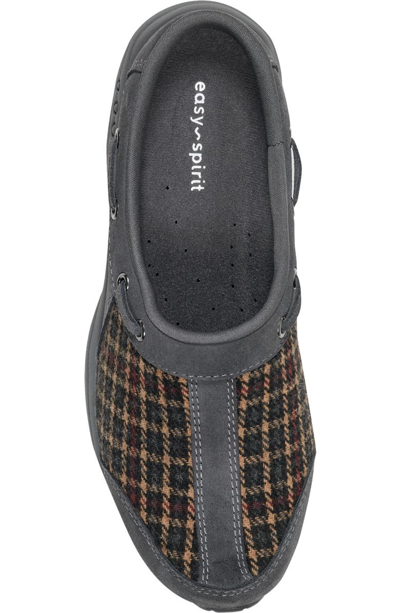 Easy Spirit Travelport Clog, Alternate, color, Dark Grey