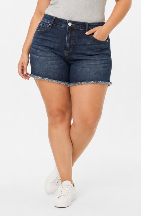 Frayed Hem Shorts