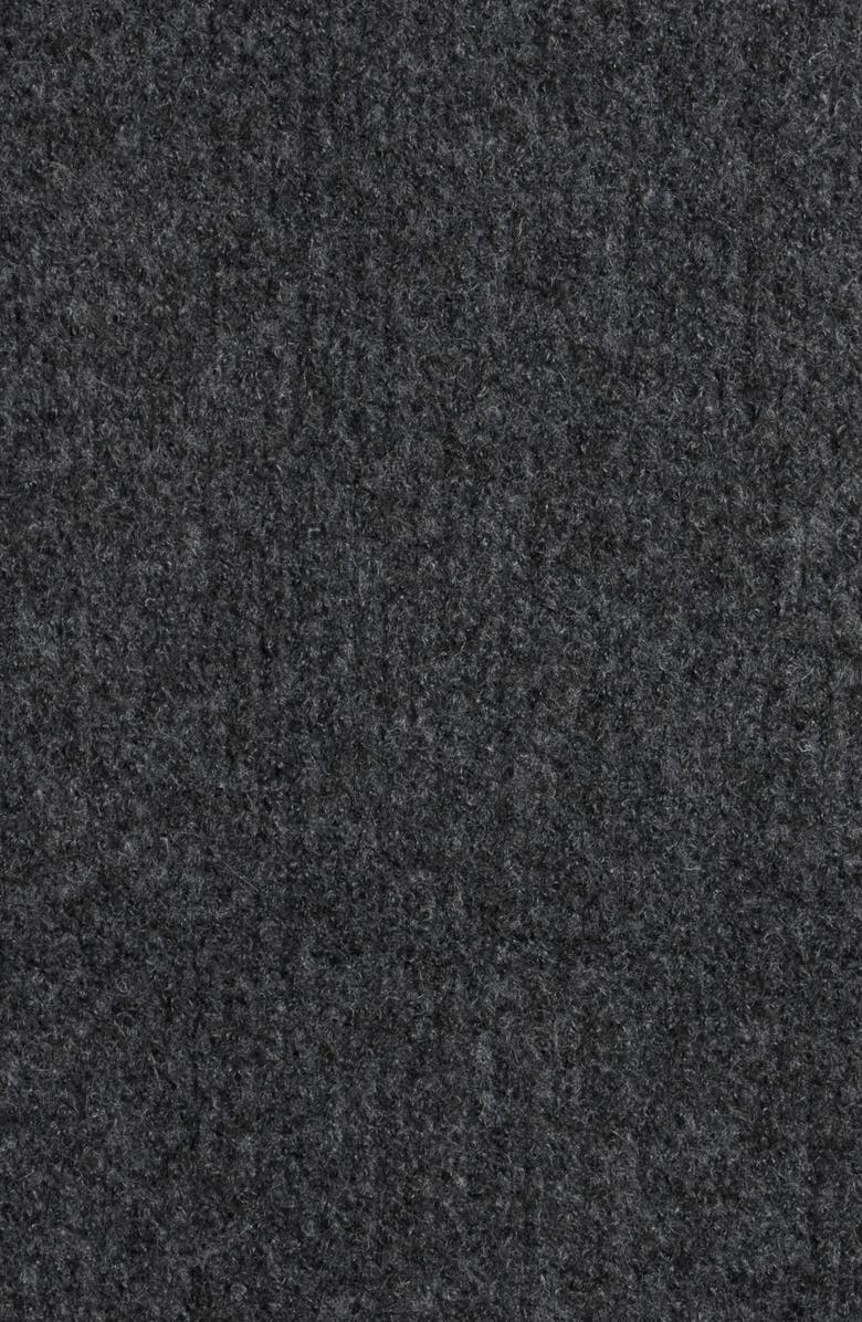 BCBG Fringe Trim Muffler Scarf, Alternate, color, Black