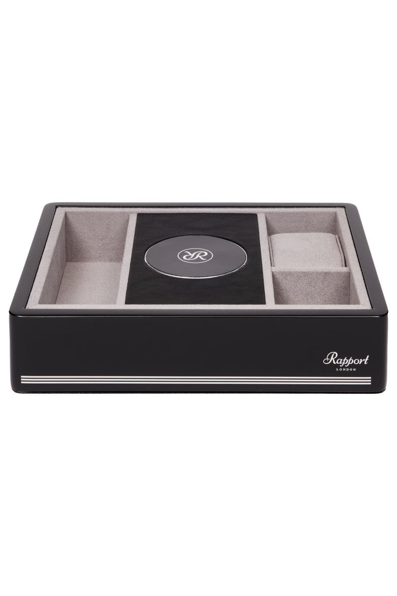 FORMULA WIRELESS CHARGING TRAY, Alternate, color, Black
