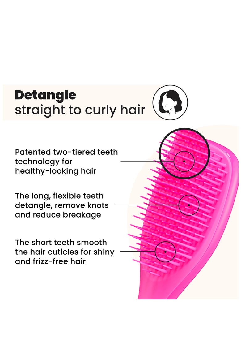 Mini Ultimate Detangling Hairbrush, Alternate, color, RUNWAY PINK