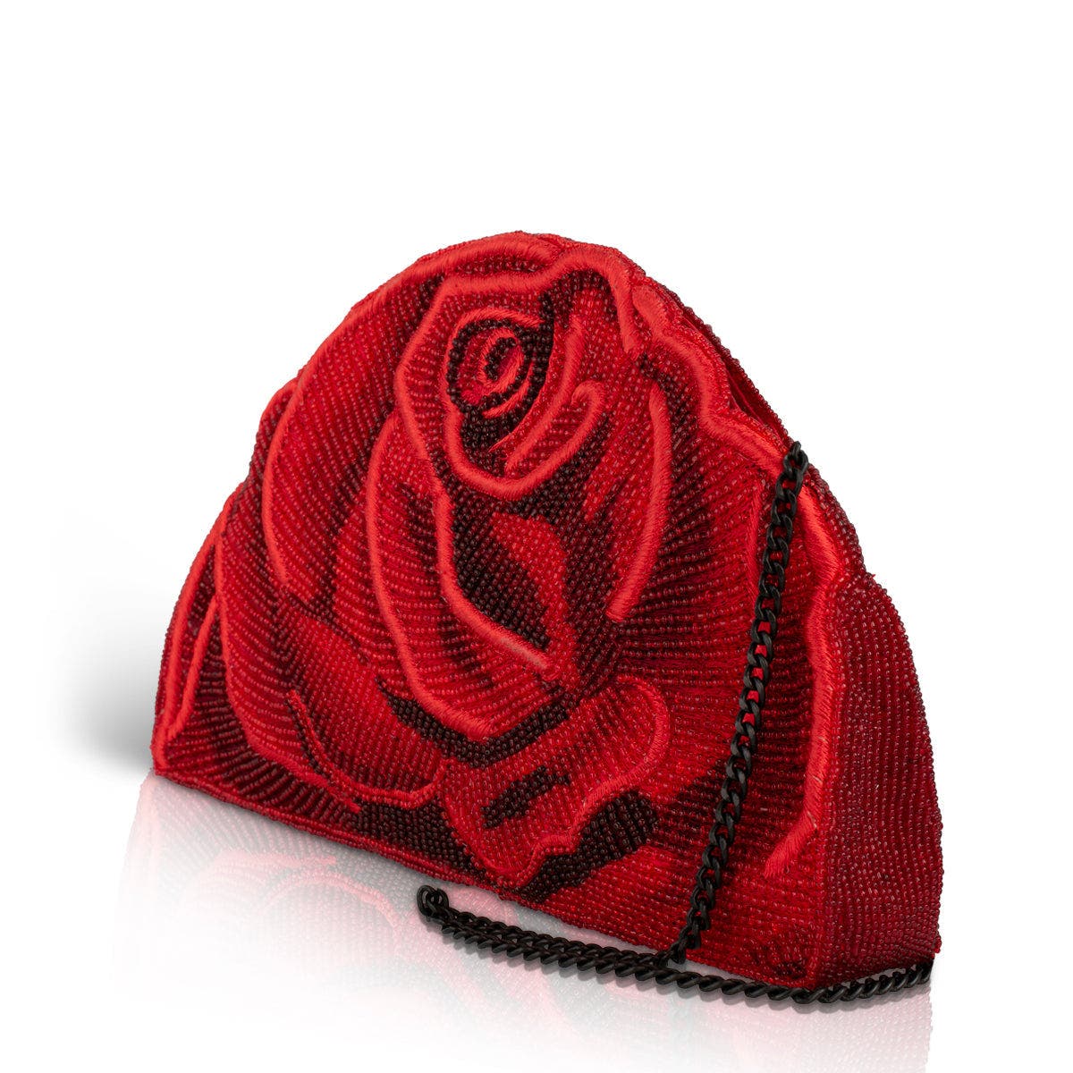 Petal Passion Handbag, Alternate, color, Red