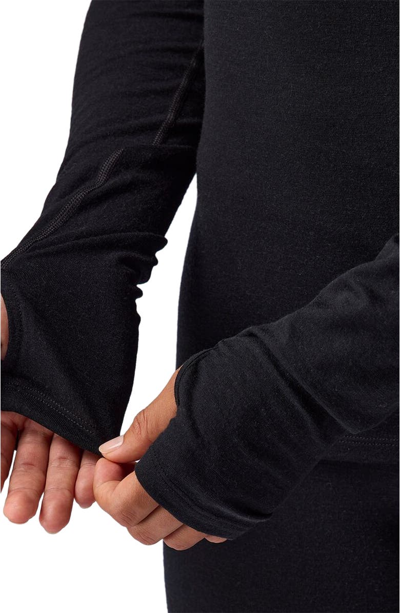 Backcountry Cedars Rws Merino Lt-Wt Baselayer Balaclava Top - Women's, Alternate, color, Black