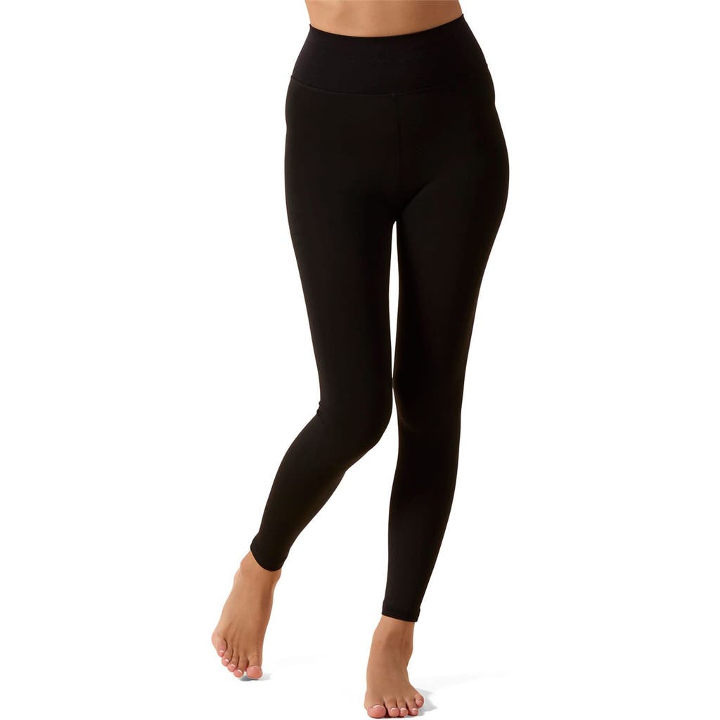 Memoi Blackout Track Leggings In Black