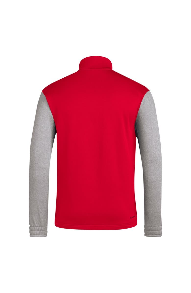 adidas Men's adidas Red Chile National Team AEROREADY Half-Zip Top, Alternate, color, Red