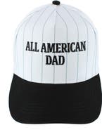 Trafalgar All American Dad Pinstripe Baseball Hat