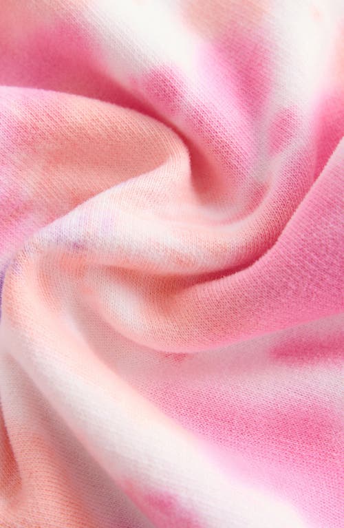 Next Kids' Tie Dye Zip-up Hoodie In Pink Multi Tiedye