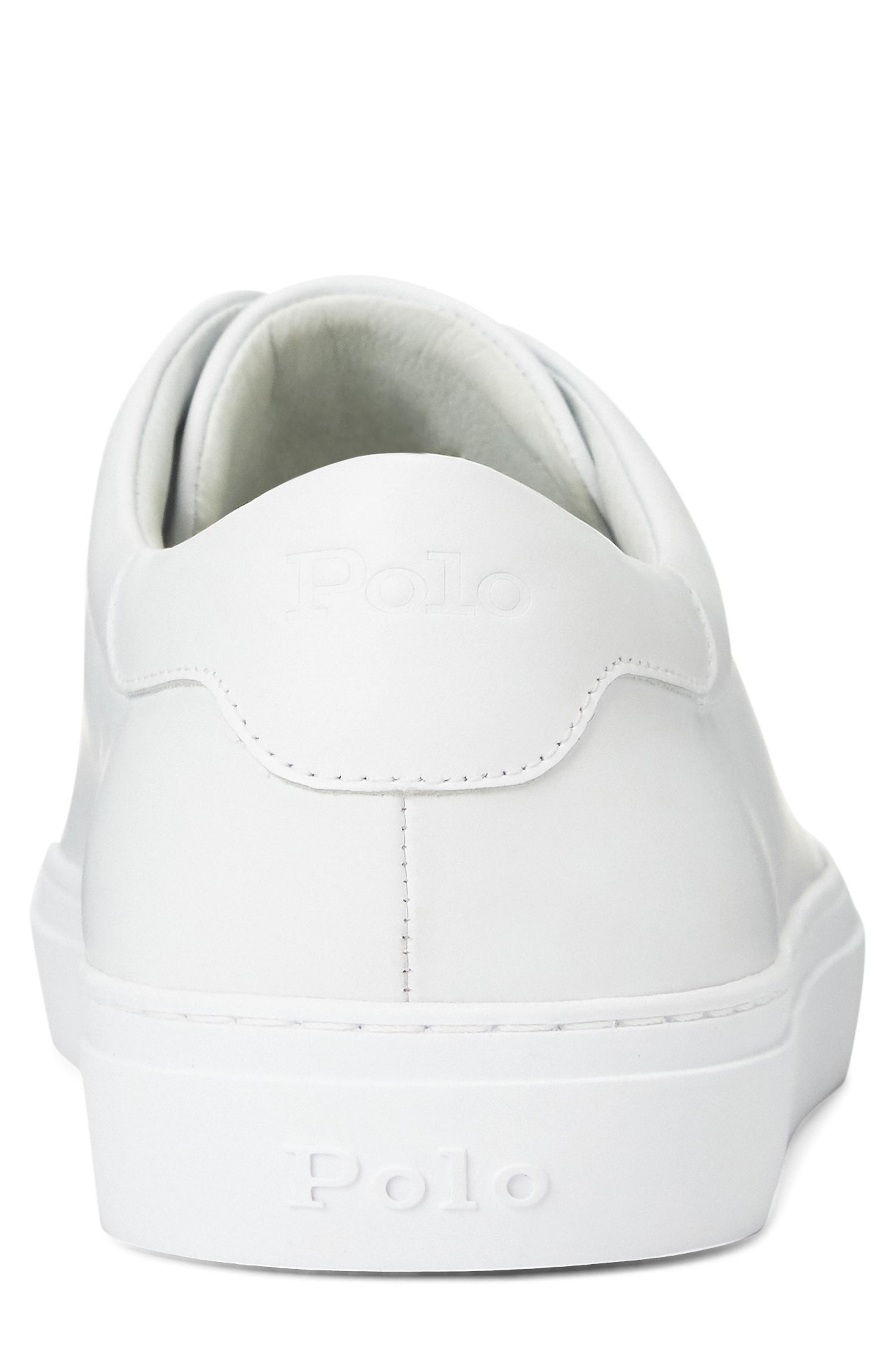 Ralph Lauren Jermain Sneaker, Alternate, color, White