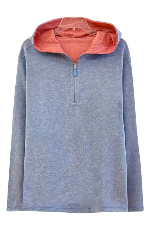 Reversible Quarter Zip Hoodie
