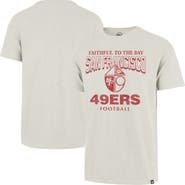'47 Men's '47 Natural San Francisco 49ers Head On Scrum Slub T-Shirt