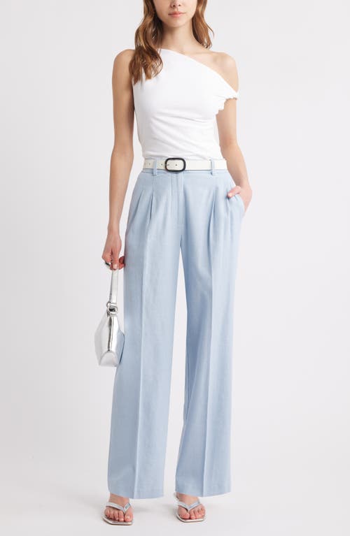OPEN EDIT OPEN EDIT EVERYDAY LINEN BLEND PANTS
