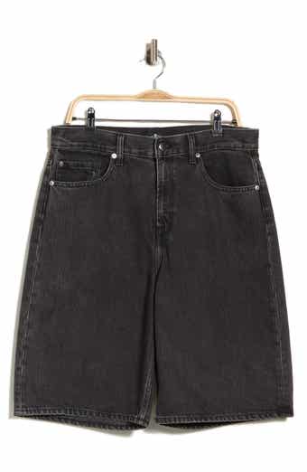 Wide Leg Denim Shorts