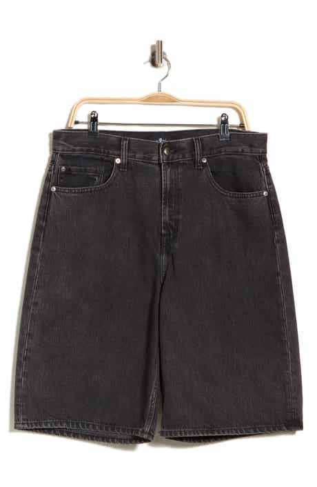 Wide Leg Denim Shorts