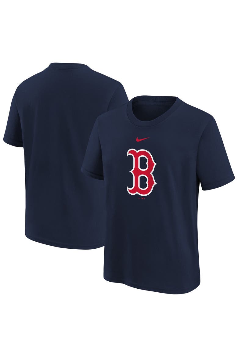 Youth Nike  Navy Boston Red Sox Large Logo T-Shirt, Main, color, Navy