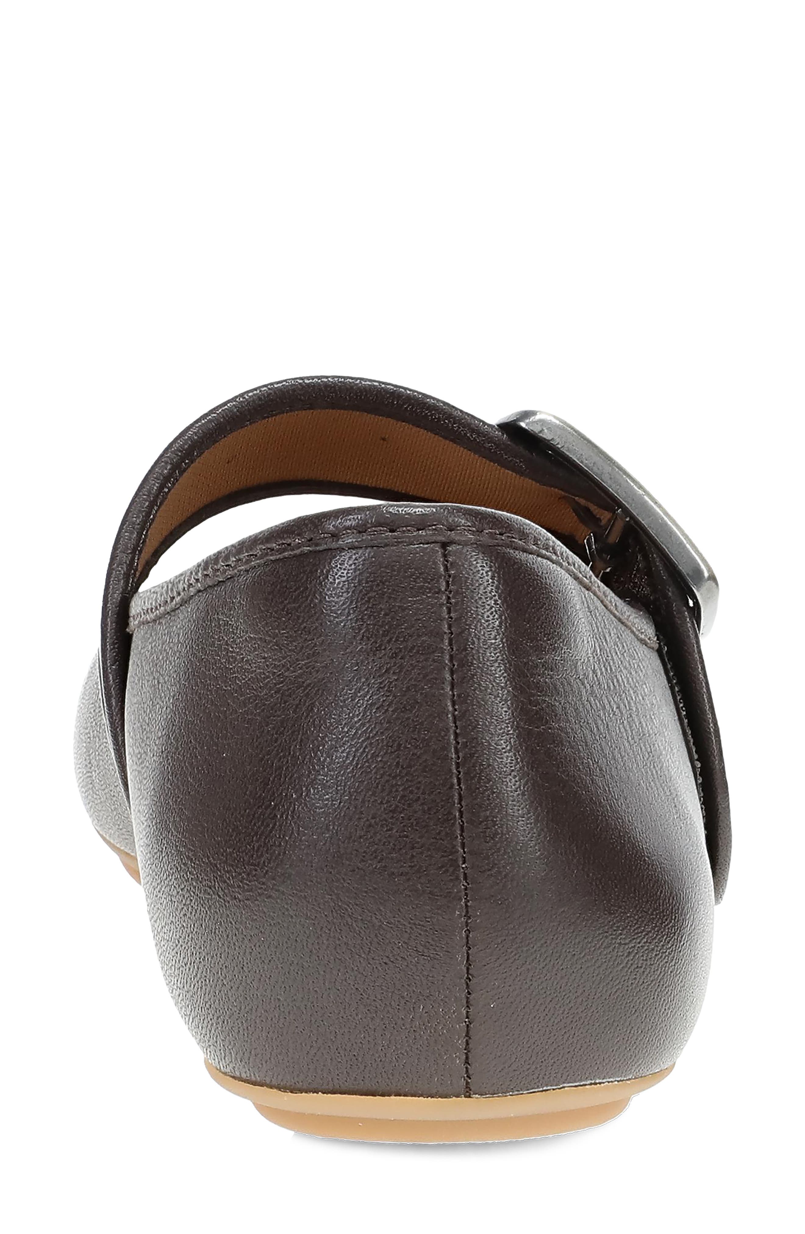 Matilda Mary Jane Flat, Alternate, color, CHOCOLATE